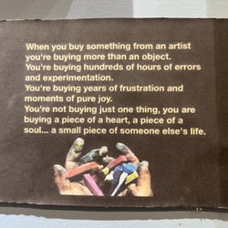 Galerie Elektra - Think of this as the thesis of the gallery.