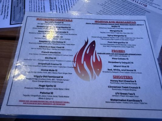 Menu photo 2 BeachFire Bar & Grille Ogunquit, ME