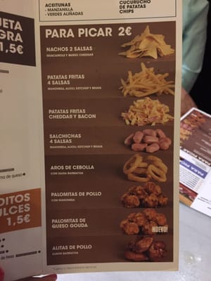 Menu photo 1 100 Montaditos Madrid, M