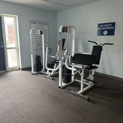 Camp Grayling Fitness Center - Equipment a bit outdated- but works great nonetheless.
