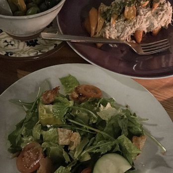 La Strega - Adriatic salad, the marinated olives, and braised rabbit - Italian Near Me - Las Vegas, Nevada La Strega - Adriatic salad, the marinated olives, and braised rabbit - Italian Near Me - Las Vegas, Nevada