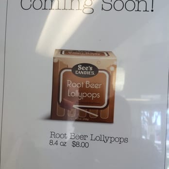 See's Candies - Root Beer Lollypops? You don't say? - Candy Stores Near Me - Garden Grove, California