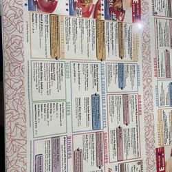Boomerang Diner - Menu
