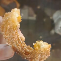 XRO Fresh Churro Bar - Churros are tiny making it easy for them to come out crisper than you might like them to be.