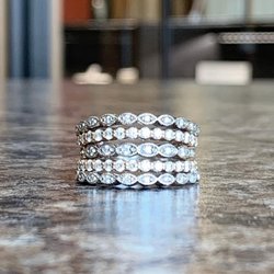 Stackable fashion diamond ring