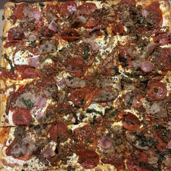 Luigi's Pizzeria - 39. Grandma's Meatloaf Pizza - Pizza Near Me - Brooklyn, New York Luigi's Pizzeria - 39. Grandma's Meatloaf Pizza - Pizza Near Me - Brooklyn, New York