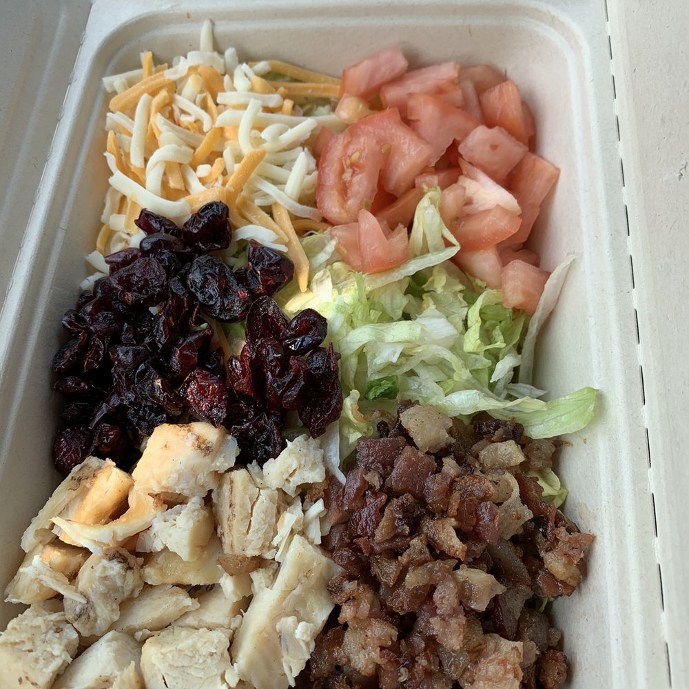 Shopper's Kitchen - Hoodoggie awesomely Cobb salad..hot and cold and fresh!!! - Desserts Near Me - Topeka, Kansas Shopper's Kitchen - Hoodoggie awesomely Cobb salad..hot and cold and fresh!!! - Desserts Near Me - Topeka, Kansas