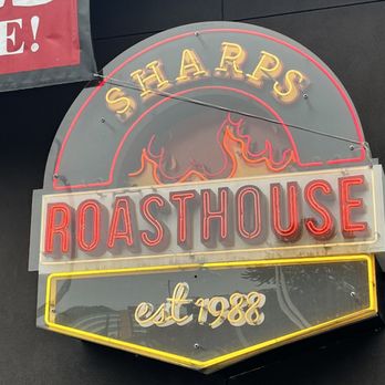 Sharps Roasthouse - Sign - American Near Me - SeaTac, Washington Sharps Roasthouse - Sign - American Near Me - SeaTac, Washington