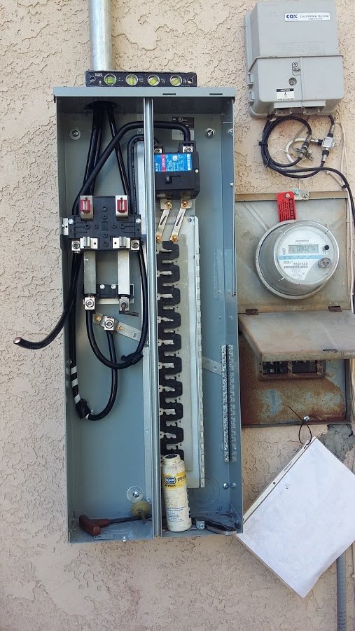 Slide of Metrius Electrical Services
