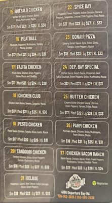 Menu photo 2 Departure Bay Pizza Nanaimo, BC Menu photo 2 Departure Bay Pizza Nanaimo, BC