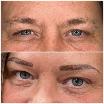 Essential You By Wendy Woods - Powder brows before and after - Permanent Makeup Near Me - Gallatin, Tennessee Essential You By Wendy Woods - Powder brows before and after - Permanent Makeup Near Me - Gallatin, Tennessee