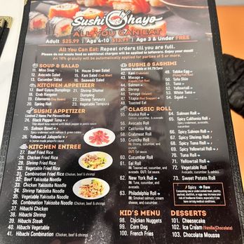 Sushi Ohayo - Menu - Salad Near Me - Lorton, Virginia