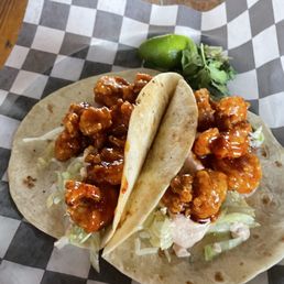 Shrimp tacos
