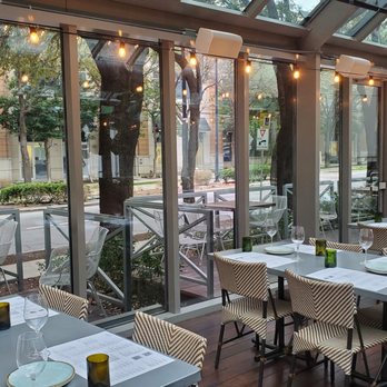 Sixty Vines - This is where we were seated at 5pm when the dining room had plenty of empty 2 seaters - New American Near Me - Dallas, Texas