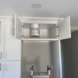 Duct run route to kitchen to supply air to bedroom.