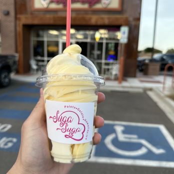 Suga Suga - Dole whip mixed with vanilla - Gelato Near Me - Albuquerque, New Mexico