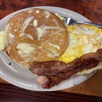 Kava's Pancake House - Kava's Pancake Combo - Waffles Near Me - Anchorage, Alaska