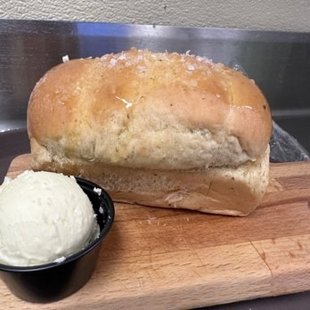 Harvest Restaurant - Homemade herb bread with fresh herbs from their garden - American Near Me - Lehi, Utah Harvest Restaurant - Homemade herb bread with fresh herbs from their garden - American Near Me - Lehi, Utah