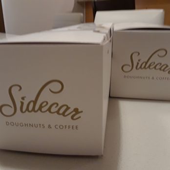 Sidecar Doughnuts & Coffee - Terrific boxes for the doughnuts. - Donuts Near Me - Costa Mesa, California