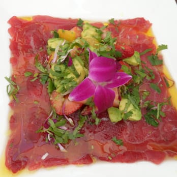 DiLido Beach Club - Tuna Carpaccio - French Near Me - Miami Beach, Florida DiLido Beach Club - Tuna Carpaccio - French Near Me - Miami Beach, Florida