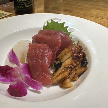 Sushi Damu - Sashimi: squid, blue fin tuna, eel - Sushi Bars Near Me - Tustin, California