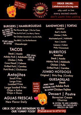 Menu photo 1 La Habanera Catering Escondido, CA