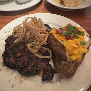 Charleston's - Hawaiian ribeye and baked potato - American Near Me - Oklahoma City, Oklahoma Charleston's - Hawaiian ribeye and baked potato - American Near Me - Oklahoma City, Oklahoma
