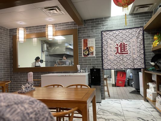 Mian noodles and dumplings by null