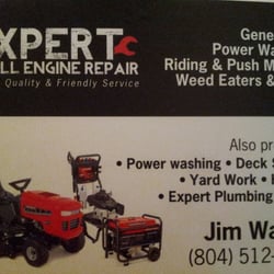 Expert Small Engine Repair - Business Card For Exp