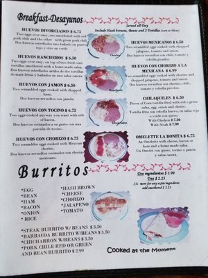 Menu photo 4 La Bonita Scottsbluff, NE