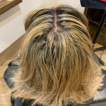 Kim's Salon - Kim did a very terrible job on my hair. Paid $295 for this - Hair Salons Near Me - Roseville, California