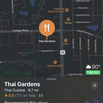 Thai Gardens - Name on Apple Maps and actual name is different? - Thai Near Me - Fort Myers, Florida Thai Gardens - Name on Apple Maps and actual name is different? - Thai Near Me - Fort Myers, Florida