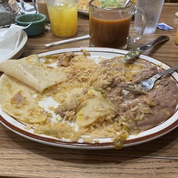 Azteca - Huevos Rancheros with Chile Verde - Mexican Near Me - Garden Grove, California