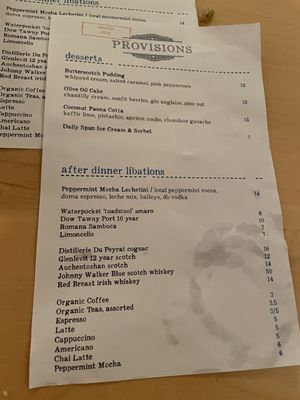 Menu photo 4 Provisions Salt Lake City, UT Menu photo 4 Provisions Salt Lake City, UT