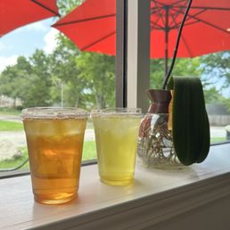 Japanese sencha and black currant tea Japanese sencha and black currant tea