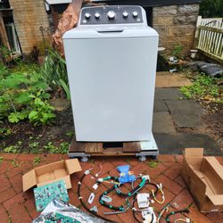 Lowe's Home Improvement - All of the parts brought by a third party repair man from almost 3 hours away, 4 visits later,  a pile of failed parts