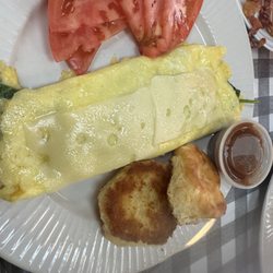 AppleTree Cafe & Bakery - Spinach Florentine omelette