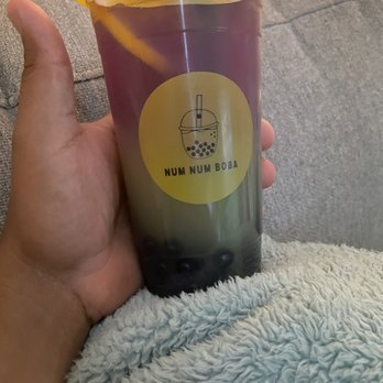 Num Num Boba - Lavender lemonade with blueberry pop! - Coffee & Tea Near Me - Reno, Nevada Num Num Boba - Lavender lemonade with blueberry pop! - Coffee & Tea Near Me - Reno, Nevada