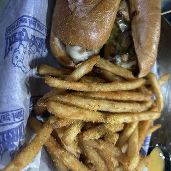 The Dirty Buffalo - Chicken Philly with fries - Chicken Wings Near Me - Norfolk, Virginia The Dirty Buffalo - Chicken Philly with fries - Chicken Wings Near Me - Norfolk, Virginia