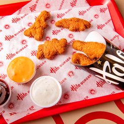 Halo Burger - Dino Nuggets, always a good idea