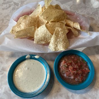 Chuy's - Chips and salsa and creamy jalapeño dip! - Tex-Mex Near Me - Sugar Land, Texas