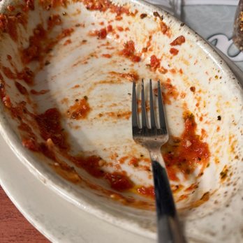 Baris - What's left of the awesome manicotti. - Pizza Near Me - Waco, Texas Baris - What's left of the awesome manicotti. - Pizza Near Me - Waco, Texas