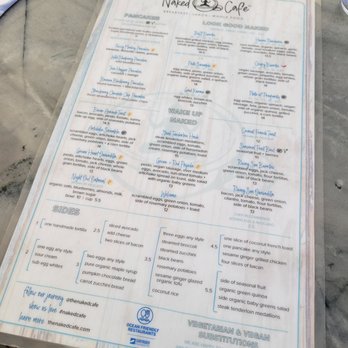 Naked Cafe - Menu - Breakfast & Brunch Near Me - Solana Beach, California Naked Cafe - Menu - Breakfast & Brunch Near Me - Solana Beach, California