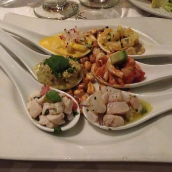 Jaguar Restaurant - Coconut Grove - Cerviche Sampler - Latin American Near Me - Miami, Florida