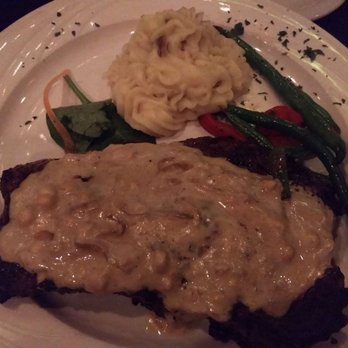 Daniella's Steakhouse - 18oz Delmonico with Gorgonzola topping - Steakhouses Near Me - Syracuse, New York Daniella's Steakhouse - 18oz Delmonico with Gorgonzola topping - Steakhouses Near Me - Syracuse, New York