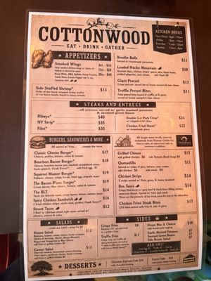 Menu photo 1 Cottonwood Houston, TX Menu photo 1 Cottonwood Houston, TX