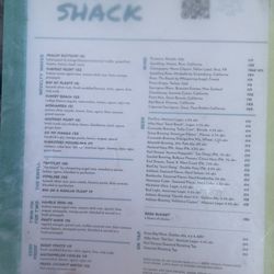 Del Beach Bar - Drink menu