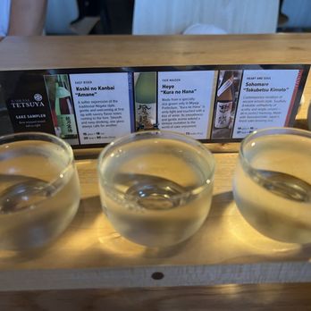 Sushi Bar Tetsuya - Sake flight - Sushi Bars Near Me - Los Angeles, California