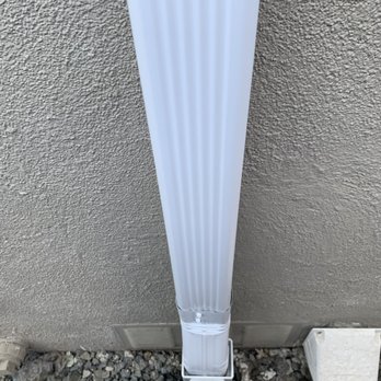 Rainbow Gutters - Downspout directly into existing drain - Gutter Services Near Me - West Covina, California Rainbow Gutters - Downspout directly into existing drain - Gutter Services Near Me - West Covina, California