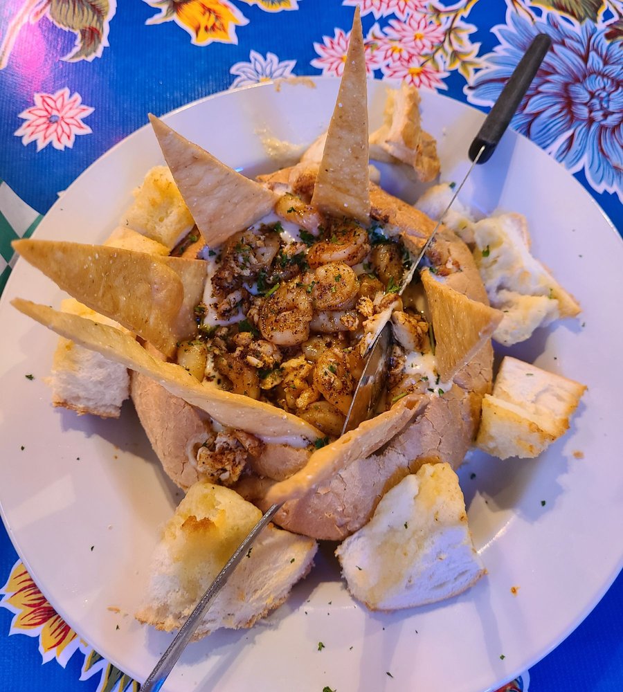 Food from Tia Juanita's Fish Camp